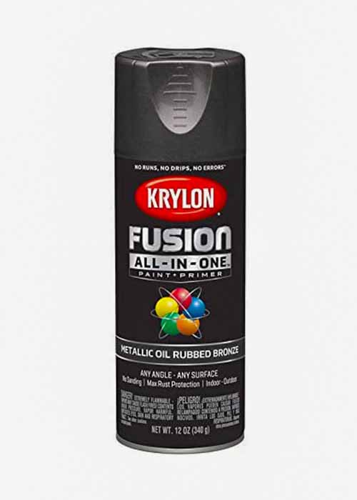 Krylon Fusion All-In-One Metallic Oil Rubbed Bronze Paint + Primer ...