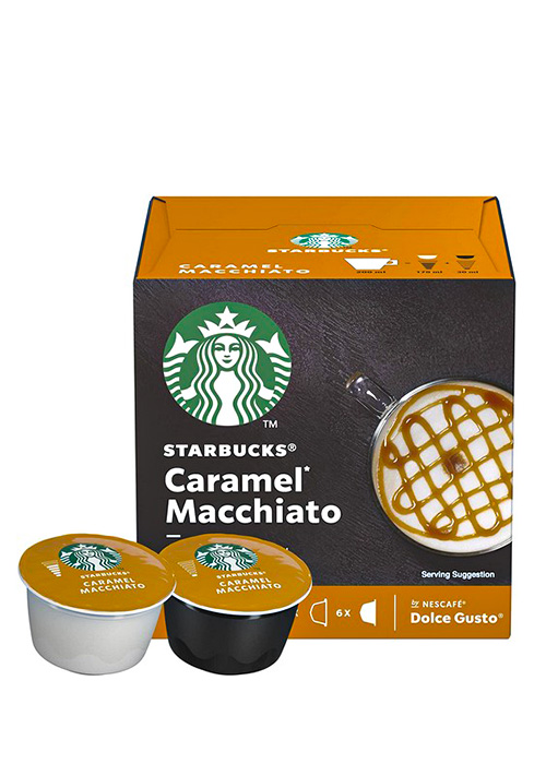 Starbucks Caramel Macchiato By Nescafe Dolce Gusto Coffee Pods, 12 Capsules  - Ace Hardware Maldives