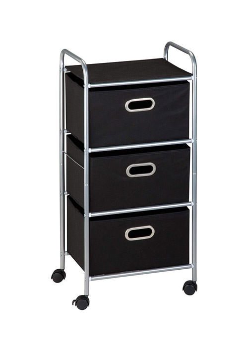 Honey Can Do 3 Drawer Rolling Cart Black Ace Hardware Maldives 4972