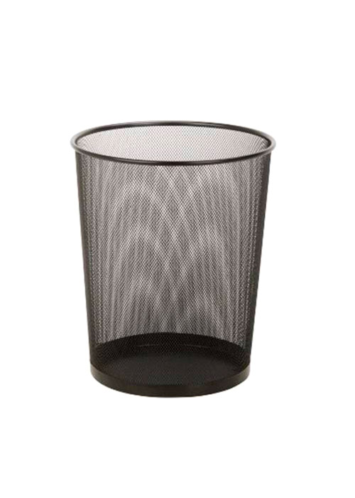 Honey-Can-Do Mesh Metal Trash Can, Black - Ace Hardware Maldives