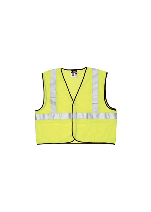 Safety Works Reflective Safety Vest Fluorescent Green Extra Large - Ace ...